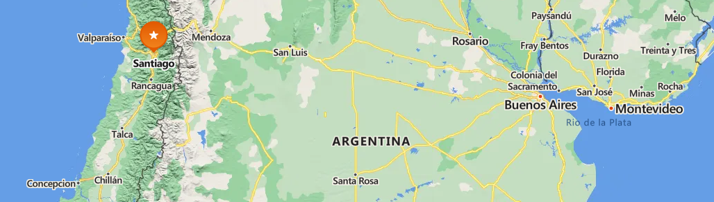 Santiago, Buenos Aires and Montevideo